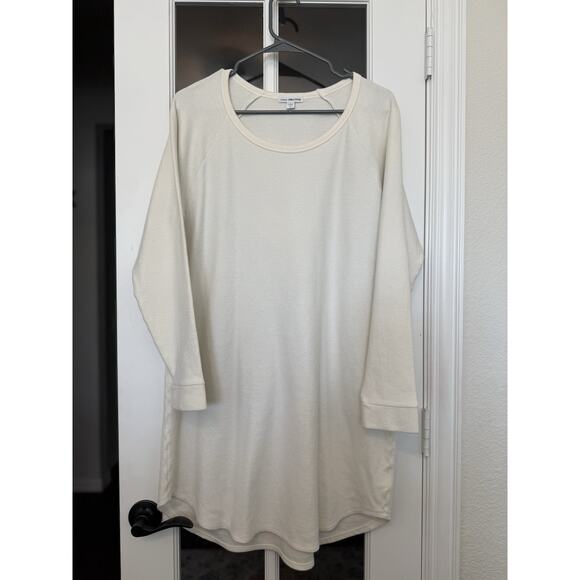 James Perse Women’s Long Sleeve Tunic Dress – Cream / Off-White – Size 3 (Large) - Picture 2 of 9